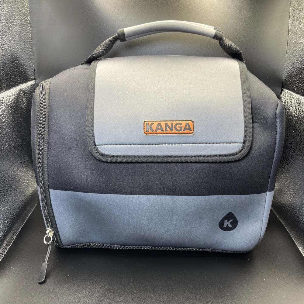 KANGA Kase Mate Cooler 12 Pack Midnight Black Charcoal EUC